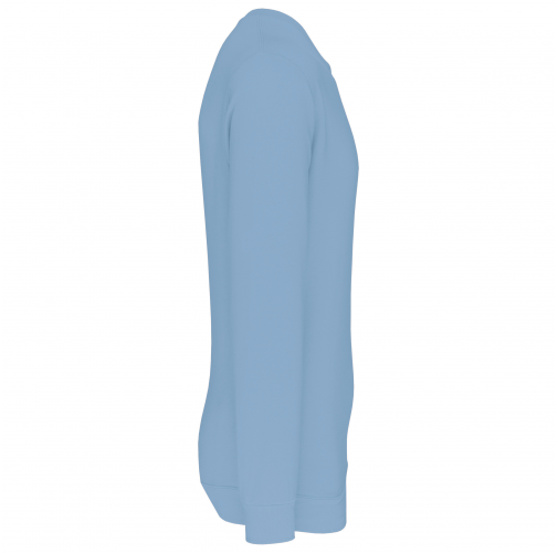 sky blue Sudadera cuello redondo