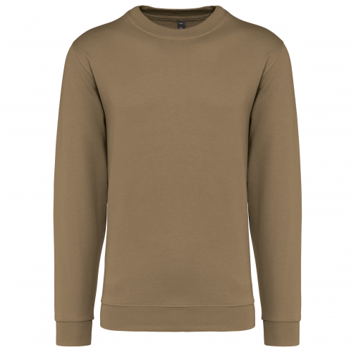 camel Sudadera cuello redondo