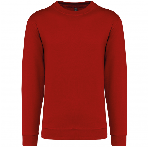 cherry red Sudadera cuello redondo