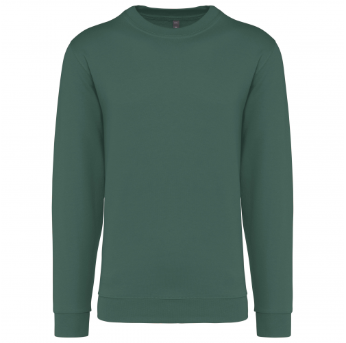 earthy green Sudadera cuello redondo
