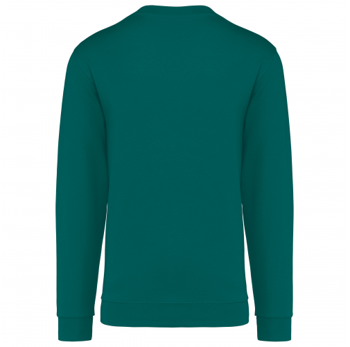 emerald green Sudadera cuello redondo