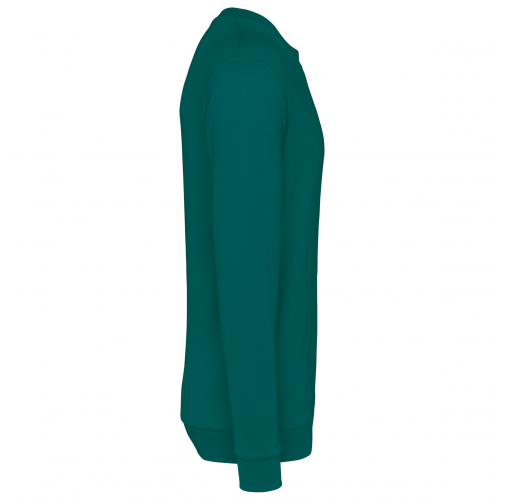 emerald green Sudadera cuello redondo