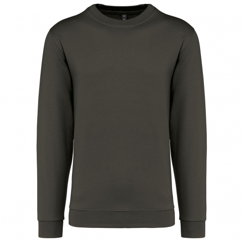 green olive Sudadera cuello redondo