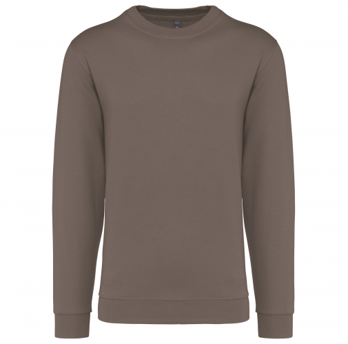 moka brown Sudadera cuello redondo