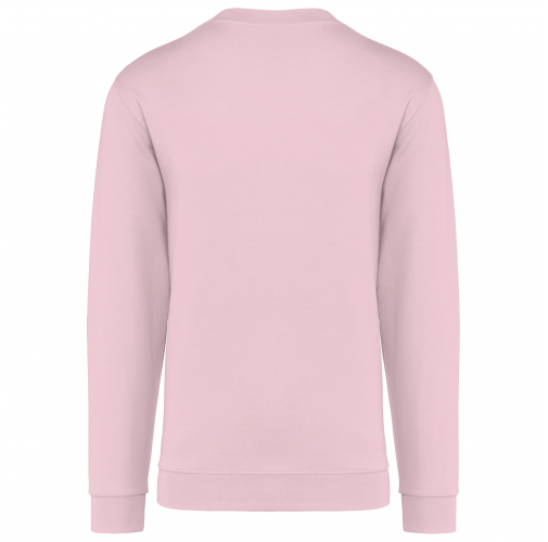 pale pink Sudadera cuello redondo