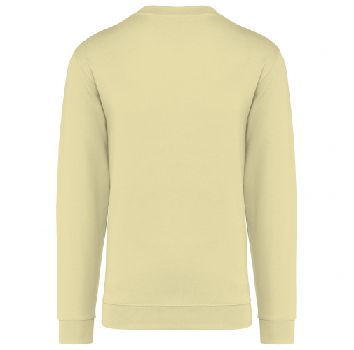 straw yellow Sudadera cuello redondo