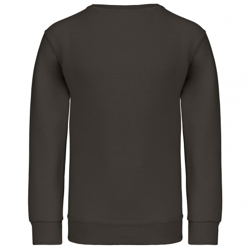 dark grey Sudadera cuello redondo niños