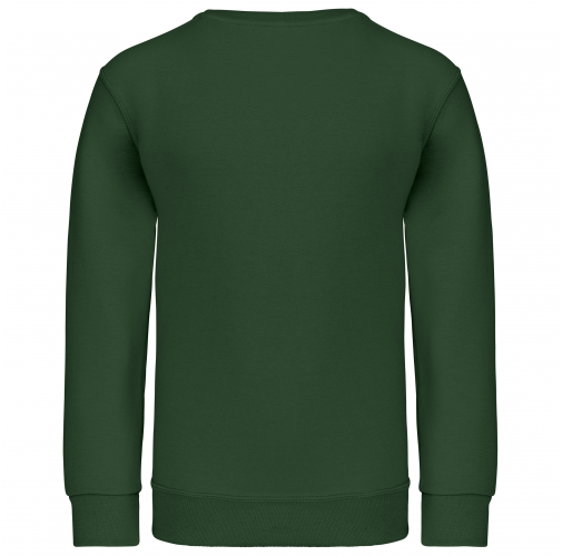 forest green Sudadera cuello redondo niños