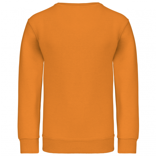 orange Sudadera cuello redondo niños