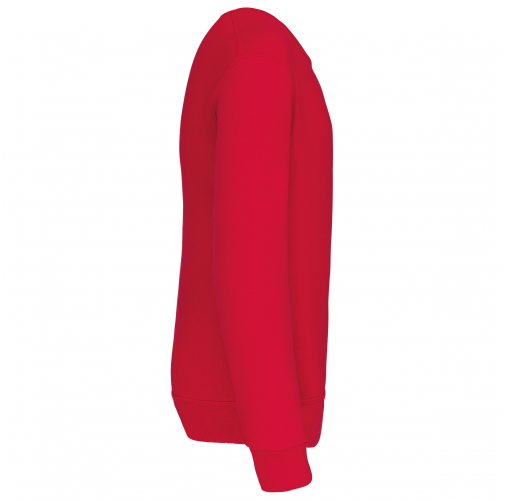 red Sudadera cuello redondo niños