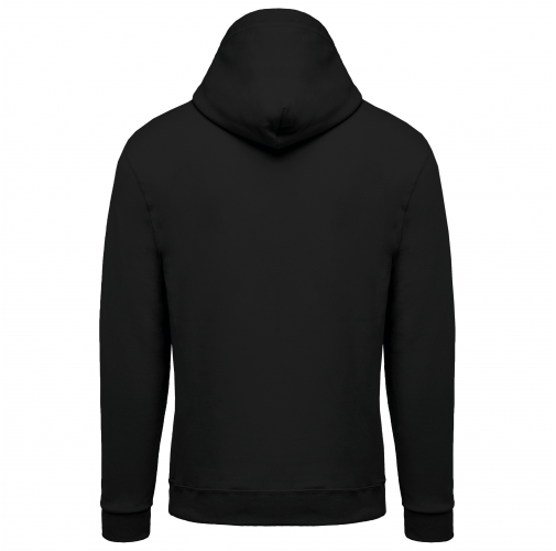 black Sudadera con capucha de hombre