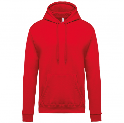 red Sudadera con capucha de hombre