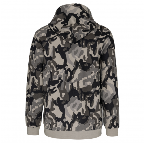 grey camouflage Sudadera con capucha de hombre