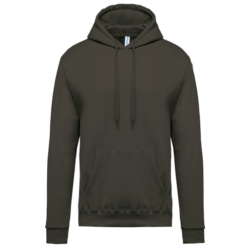green olive Sudadera con capucha de hombre