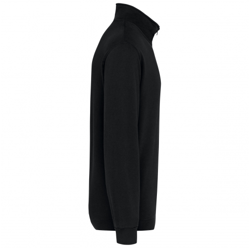 black Sudadera 1/4 Cremallera