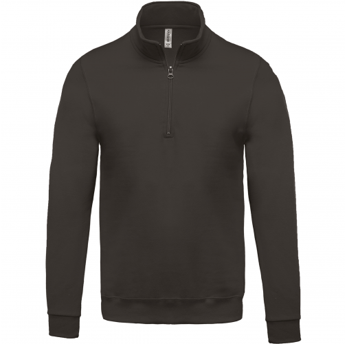dark grey Sudadera 1/4 Cremallera