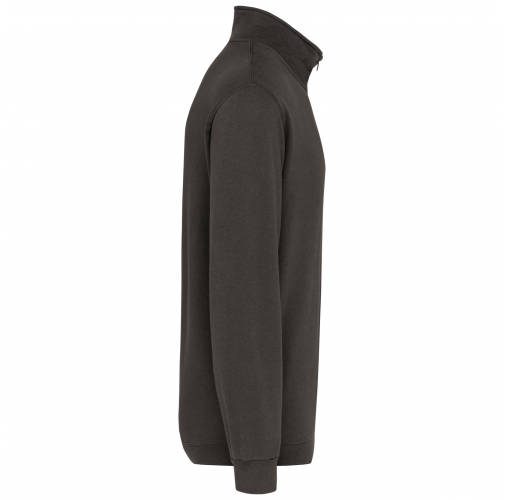 dark grey Sudadera 1/4 Cremallera