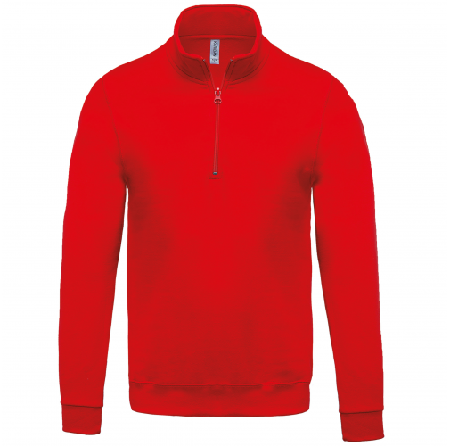 red Sudadera 1/4 Cremallera