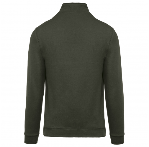 dark khaki Sudadera 1/4 Cremallera