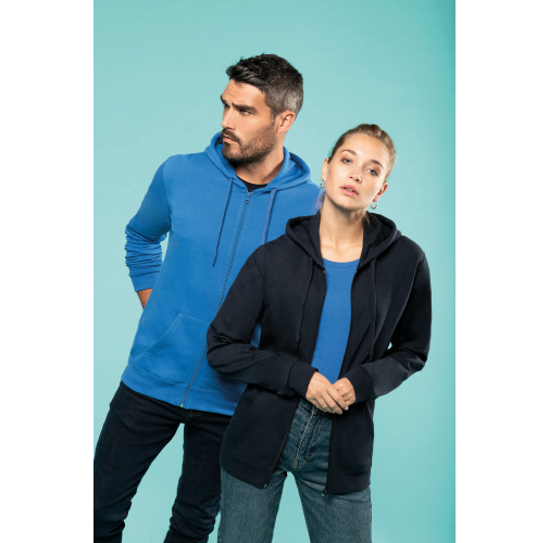 Sudadera capucha y cremallera unisex