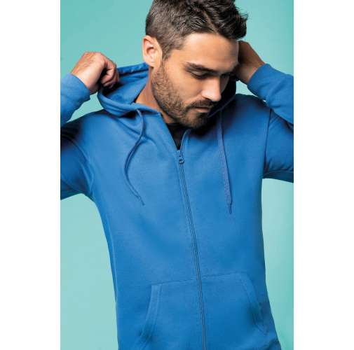 Sudadera capucha y cremallera unisex