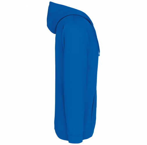 light royal blue Sudadera capucha y cremallera unisex