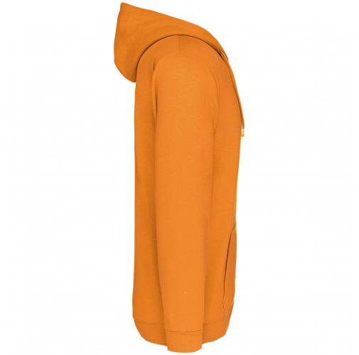 orange Sudadera capucha y cremallera unisex