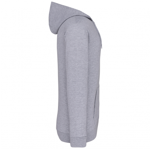 oxford grey Sudadera capucha y cremallera unisex