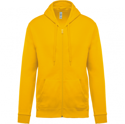 yellow Sudadera capucha y cremallera unisex