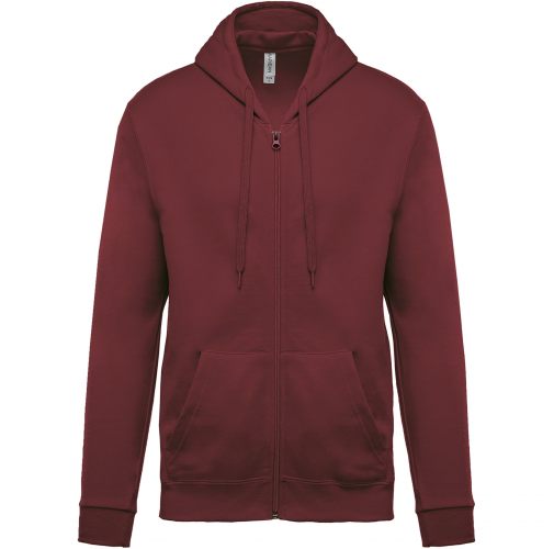 wine Sudadera capucha y cremallera unisex