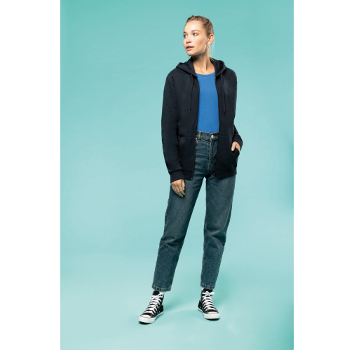 Sudadera capucha y cremallera unisex