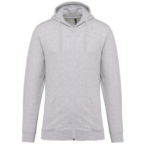 ash heather Sudadera capucha y cremallera unisex