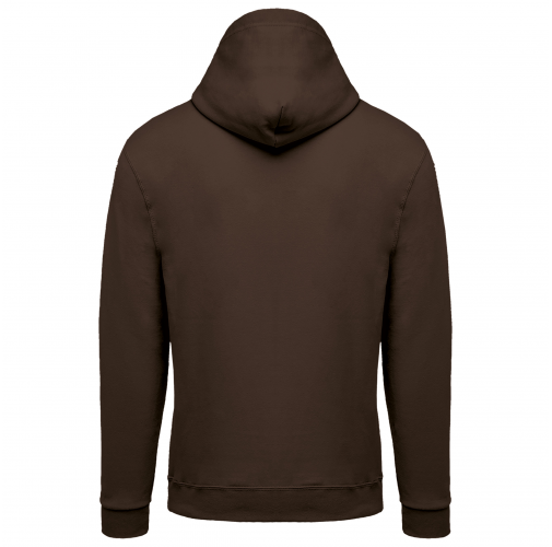 chocolate Sudadera capucha y cremallera unisex