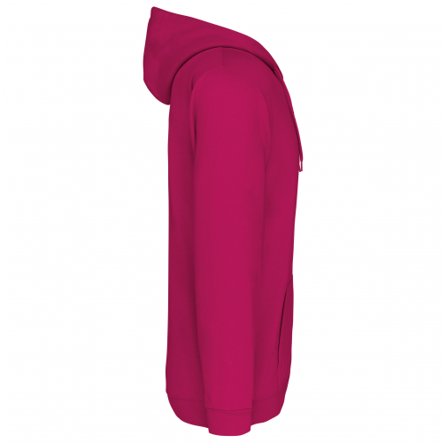fuchsia Sudadera capucha y cremallera unisex