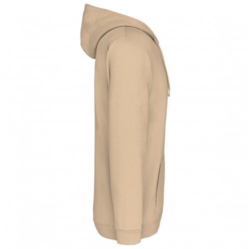 light sand Sudadera capucha y cremallera unisex