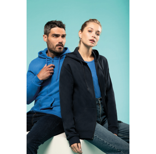 Sudadera capucha y cremallera unisex