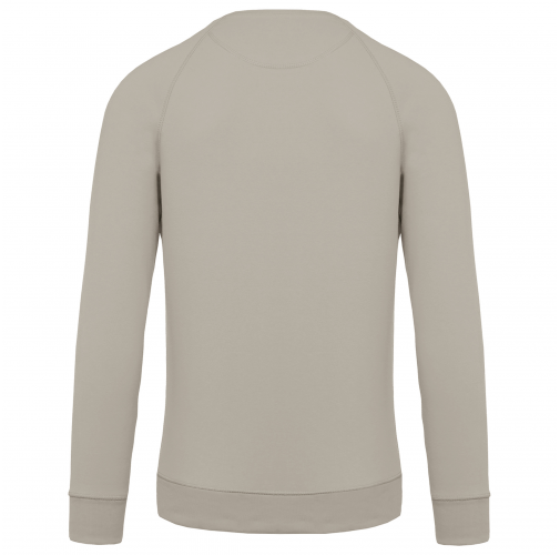 clay Sudadera algodón orgánico con cuello redondo y mangas raglán