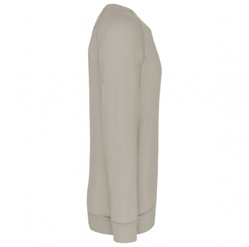 clay Sudadera algodón orgánico con cuello redondo y mangas raglán