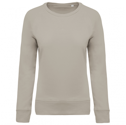 clay Sudadera algodón orgánico con cuello redondo y mangas raglan
