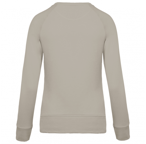 clay Sudadera algodón orgánico con cuello redondo y mangas raglan