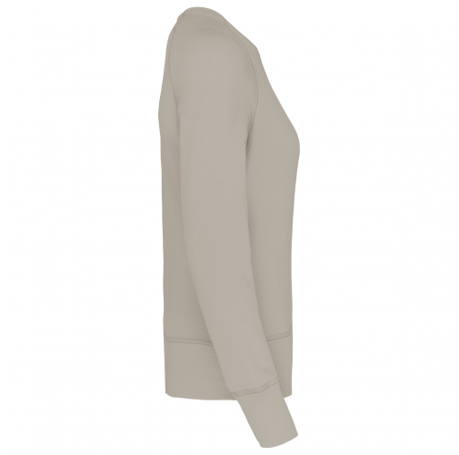 clay Sudadera algodón orgánico con cuello redondo y mangas raglan