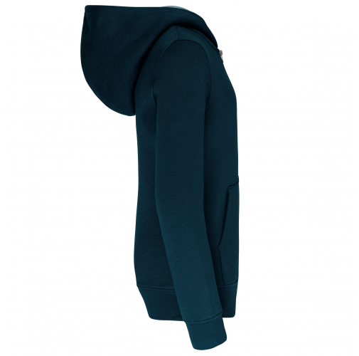 Sudadera capucha y cremallera niños