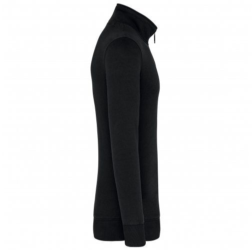 black Sudadera 1/4 Cremallera