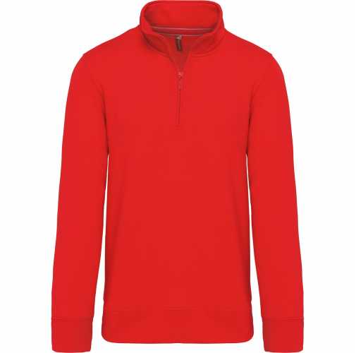 red Sudadera 1/4 Cremallera