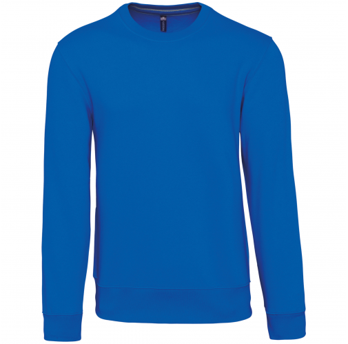 light royal blue Sudadera cuello redondo