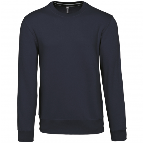 navy Sudadera cuello redondo