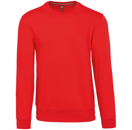 red Sudadera cuello redondo