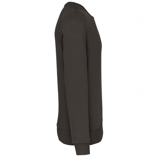 dark grey Sudadera cuello redondo