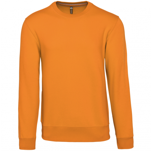 orange Sudadera cuello redondo
