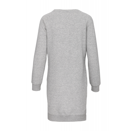 light grey heather Vestido Lounge algodón orgánico de felpa